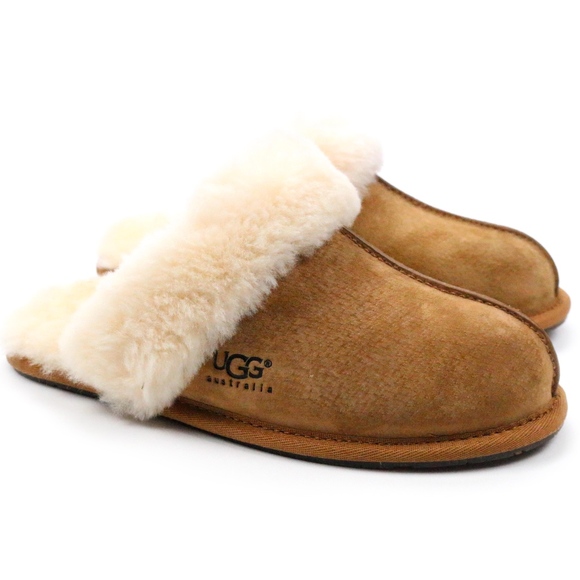 UGG Shoes - UGG Scuffette II Chestnut Sheepskin Scuff Slippers